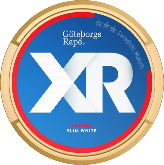XR Göteborgs Rapé Slim White Portion Strong
