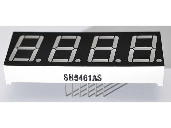 ALLNET ALL_4duino_4Dig_7SEG, Skärm, 4Duino, ALLNET, Svart, LED, 41 mm