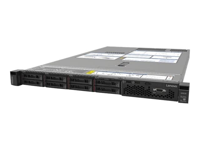 Lenovo ThinkSystem SR530 7X08 - Server - rackmonterbar - 1U - toveis - 1 x Xeon Silver 4114 / 2.2 GHz - RAM 16 GB - SAS - hot-swap 2.5" brønn(er) - u