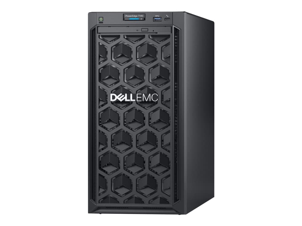 Dell EMC PowerEdge T140 - Server - MT - 1 x Xeon E-2124 / 3.3 GHz - RAM 8 GB - HDD 1 TB - DVD-Writer - GigE - inget OS - skärm: ingen - BTP