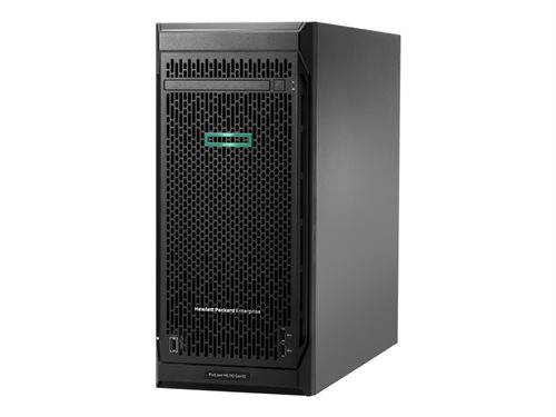 Bild av HPE ProLiant ML110 Gen10 - Server - tower - 4.5U - 1-vägs - 1 x Xeon Silver 4208 / 2.1 GHz - RAM 16 GB - SATA - hot-swap 3.5" vik/vikar - ingen HDD -