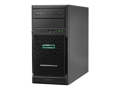 Bild av HPE ProLiant ML30 Gen10 - Server - tower - 4U - 1-vägs - 1 x Xeon E-2224 / 3.4 GHz - RAM 16 GB - SATA - hot-swap 3.5" vik/vikar - ingen HDD - GigE -
