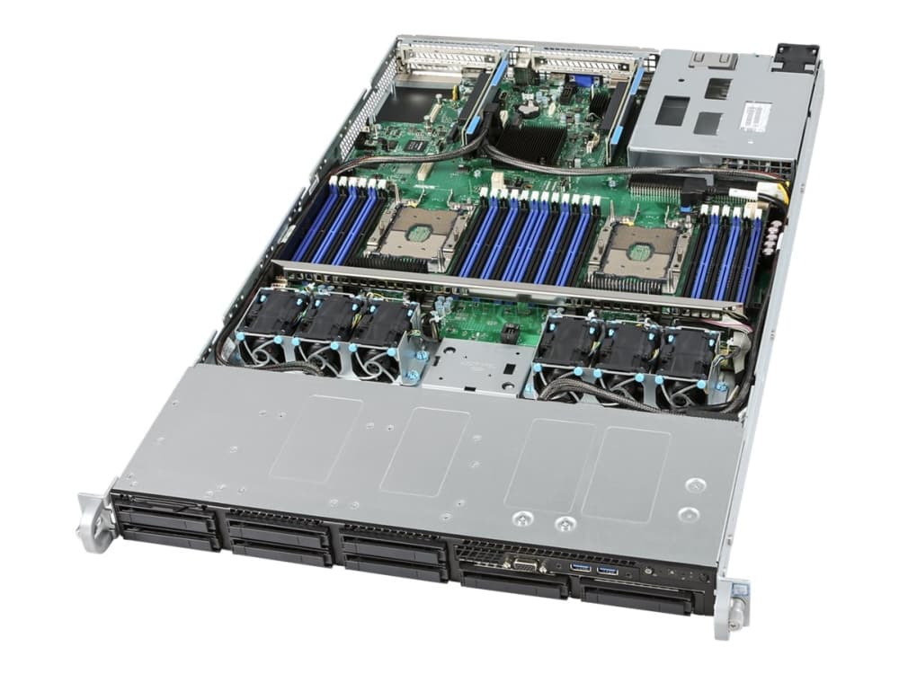 Intel R1208WFTYSR, Intel® C624, Socket P, Windows Server 2019*, Windows Server 2016*, Red Hat Enterprise Linux 7.6*, Red Hat Enterprise..., Rack (1U)