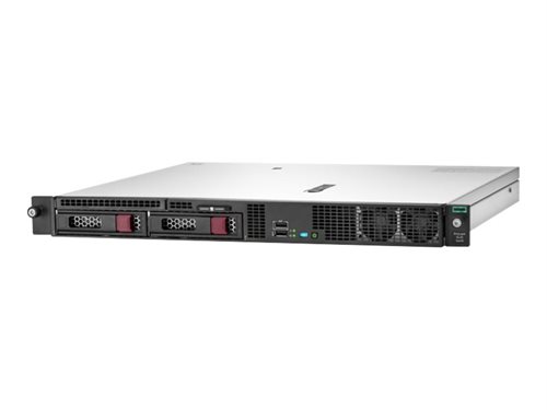 Bild av HPE ProLiant DL20 Gen10 Entry - Server - kan monteras i rack - 1U - 1-vägs - 1 x Pentium Gold G5420 / 3.8 GHz - RAM 8 GB - SATA - ej hot-swap 3.5" vi