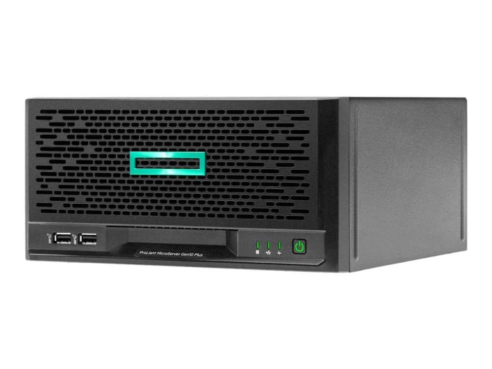 HPE ProLiant MicroServer Gen10 Plus SMB - Server - ultramikrotårn - 1-veis - 1 x Xeon E-2224 / 3.4 GHz - RAM 16 GB - SATA/SAS - ikke-driftsutskiftbar