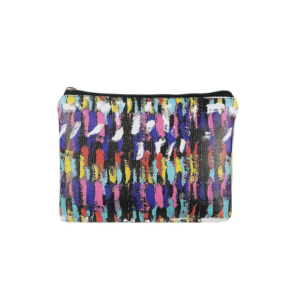 Jewelcity Womens/Ladies Painterly Brush Big Flat Makeup Bag