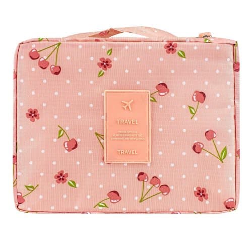 Resenecessär - Rosa med Körsbär