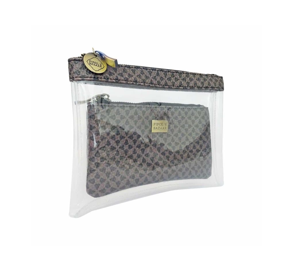Sminkväska set Pouchy Flat Stella Brown