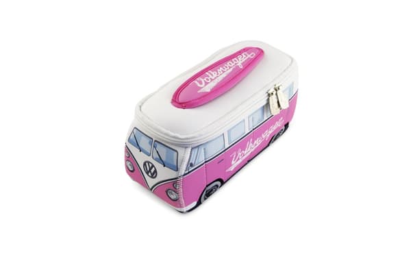 BRISA VW Collection - Volkswagen Bus T1 Camper Van Transporter 3D Neoprene lille universal taske (lyserød)