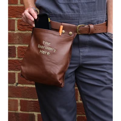 Joseph Alan Unisex Detachable Leather Pocket