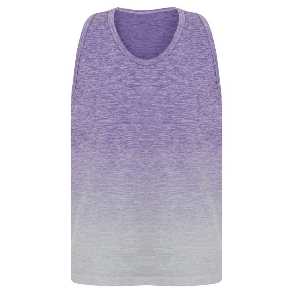 Tombo Childrens Girls Seamless Fade-Out Vest