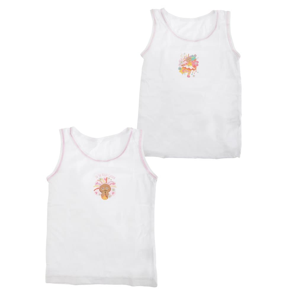 In The Night Garden Officiella barnflickor bomullsvästar (paket med 2)