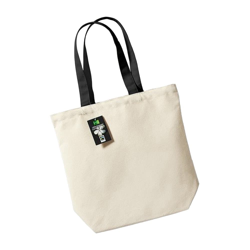 Westford Mill Plain Fair Trade Camden Shopper / Shopping Bag (13 Litres)