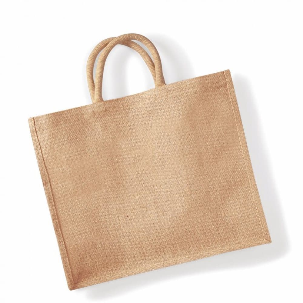 Westford Mill Jumbo Jute Shopper Bag (29 Litres)
