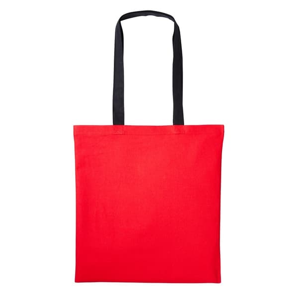 Nutshell Varsity Cotton Shopper Long Handle Tote