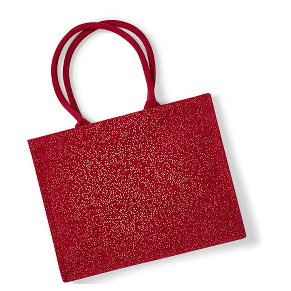 Westford Mill Metallic Shimmer Jute Shopper/Tote Bag