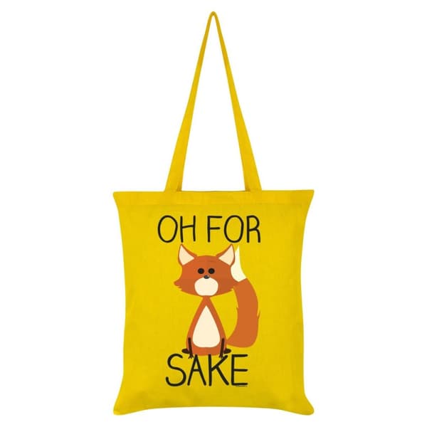 Grindstore Oh For Fox Sake Tygkasse Yellow One Size