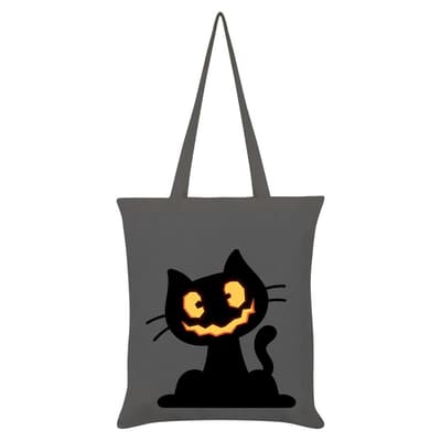 Grindstore Pumpkin Kitten Tote Bag