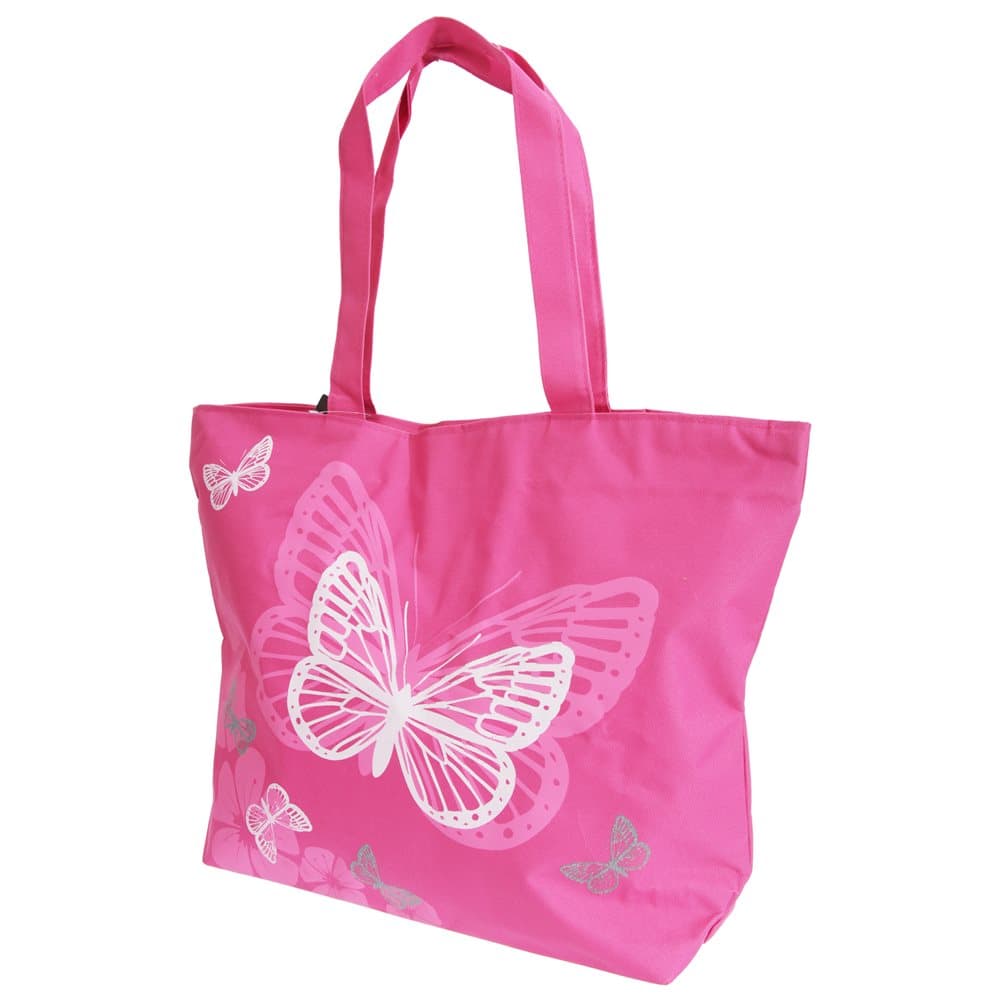 FLOSO Womens/Ladies Floral Butterfly Design Handbag