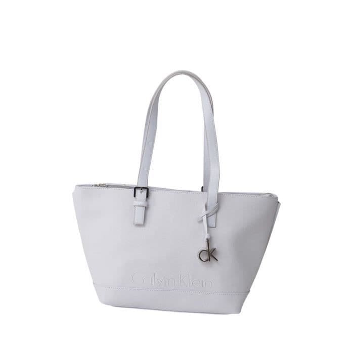 CALVIN KLEIN Indkøbspose K60K601118 - MELISSA MEDIUM TOTE Hvide kvinder