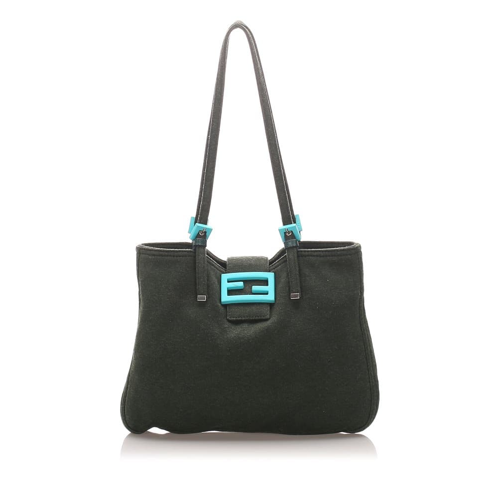 Fendi Canvas Tote Bag Black
