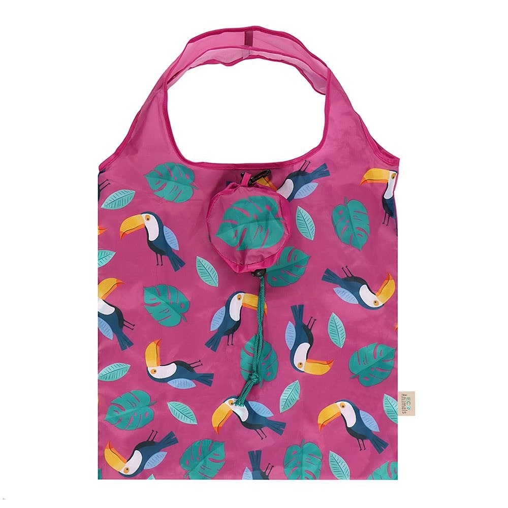Something Different Eco Animals Collection Toucan Pattern Reusable Shopping Bag