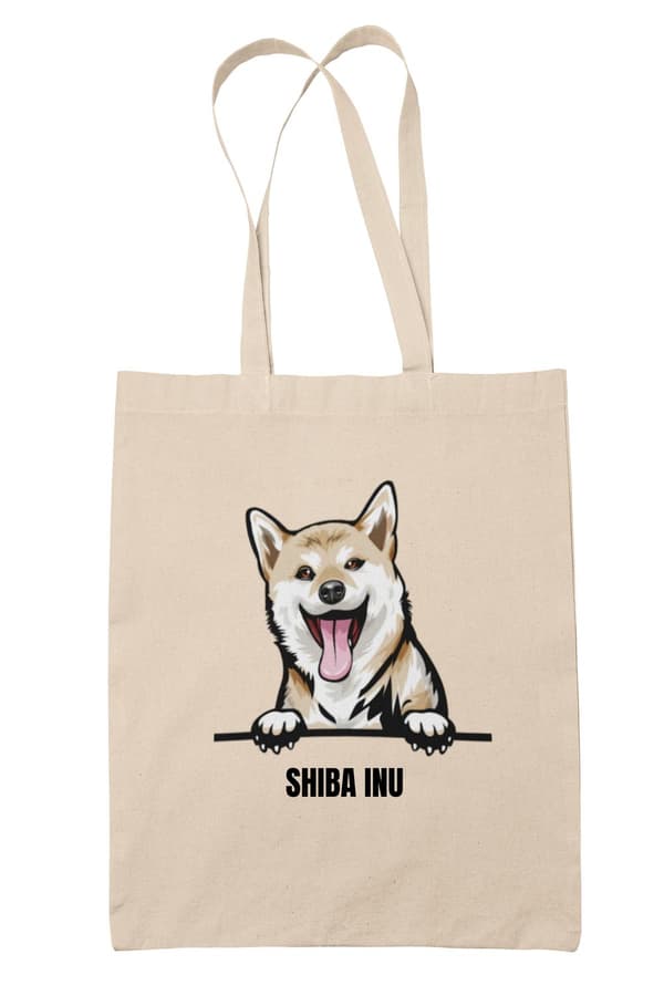 Shiba Inu tygkasse hund shopping väska Tote bag