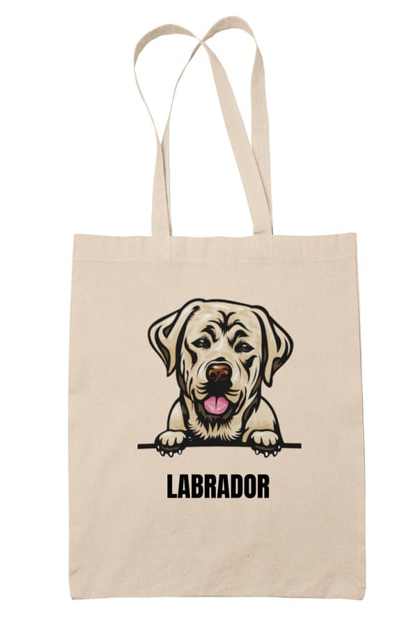 Golden Labrador tygkasse hund shopping väska Tote bag