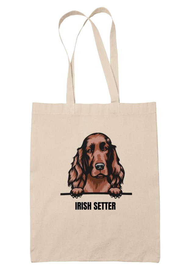 Irish Setter tygkasse hund shopping väska Tote bag