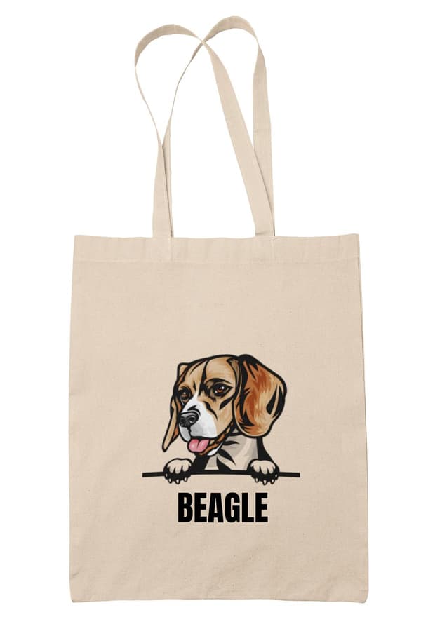 Beagle tygkasse hund shopping väska Tote bag