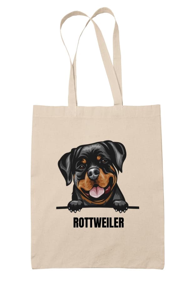 Rottweiler tygkasse hund shopping väska Tote bag