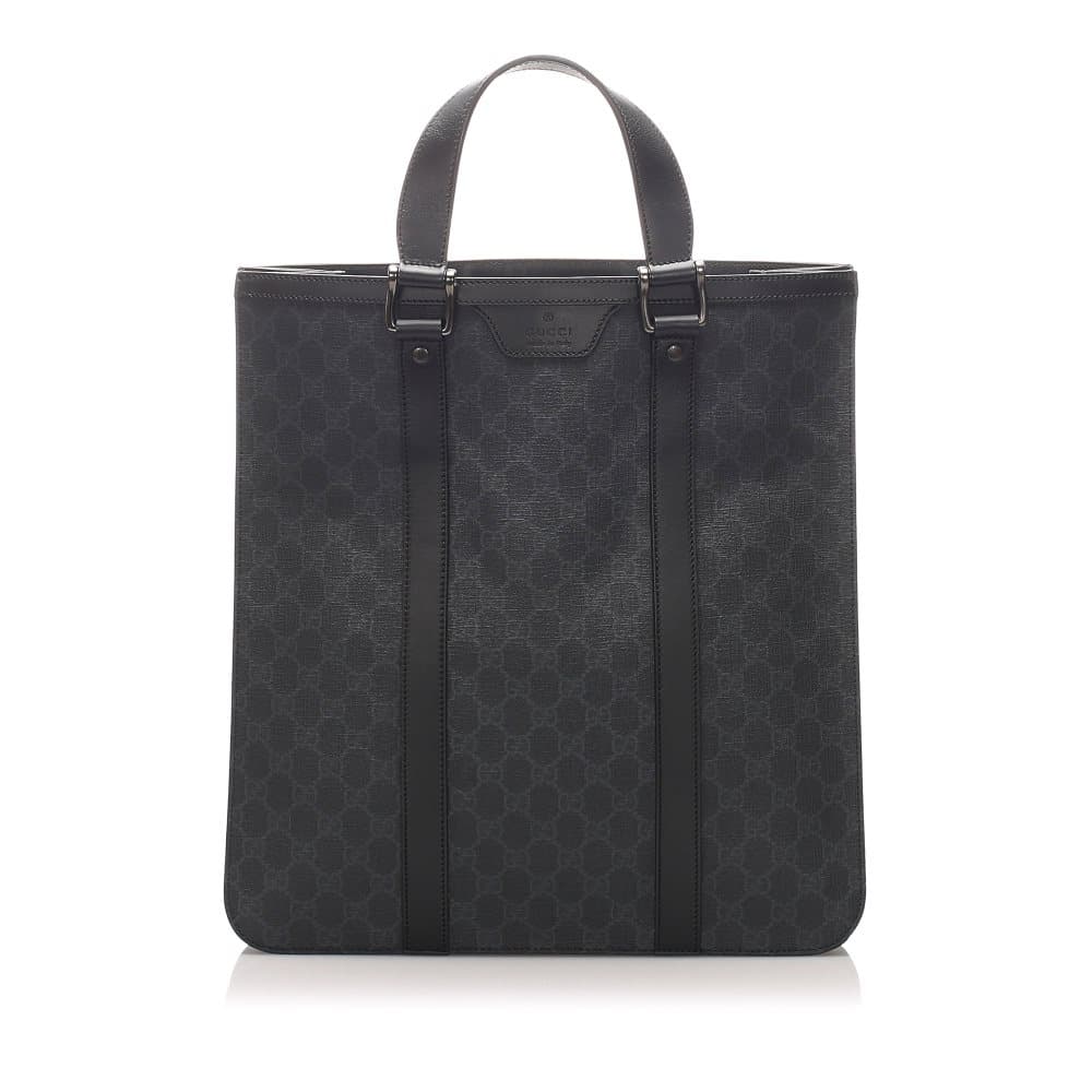 Gucci GG Supreme Tote Bag Black