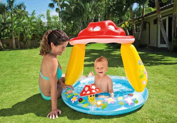 Babypool med tag Svamp Intex