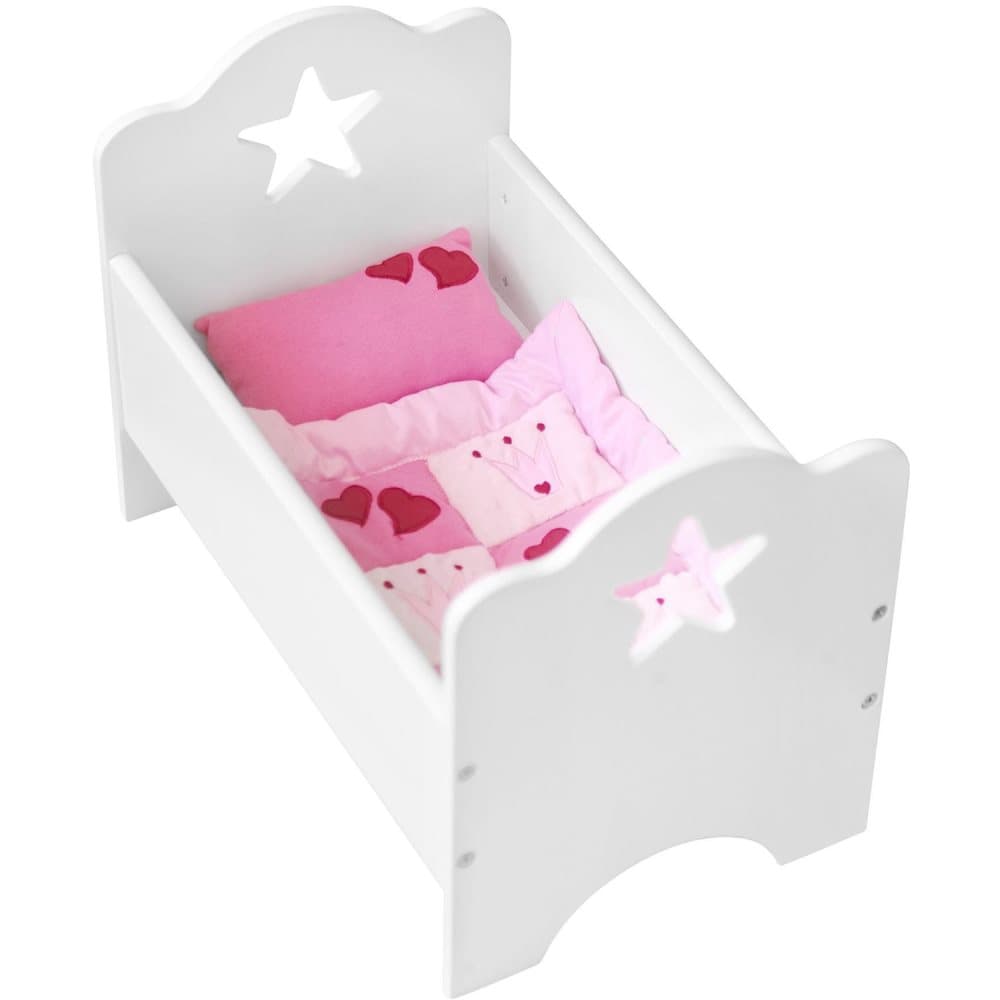 Kids Concept, Doll Bed Star White