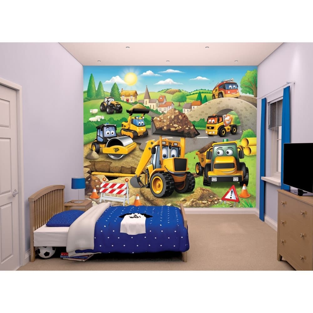 Walltastic, Kuvatapetti, My first JCB, 244 x 305 cm