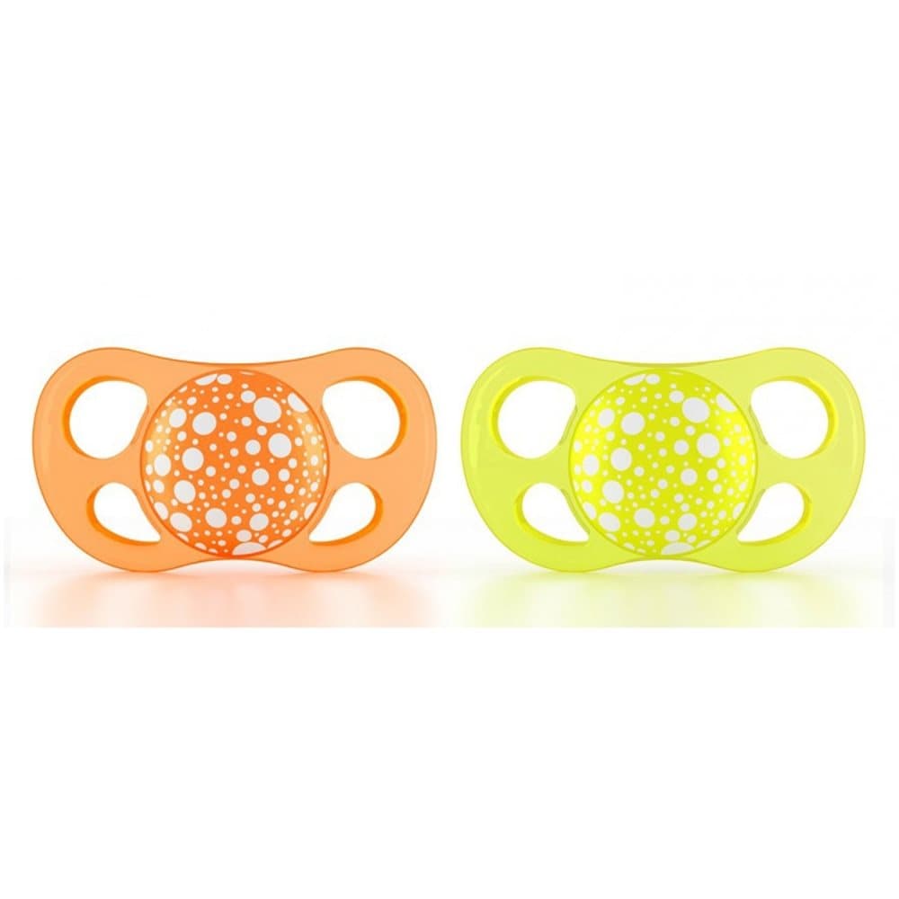 Twistshake, Smokk, 0-6 mnd, 2-pack, Orange/Gul