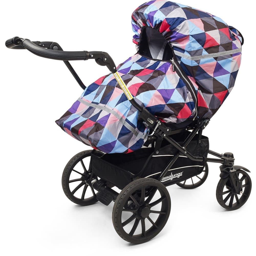 Tullsa, Regntrekk for sulky med sufflett Diamond Multi, Flerfarget