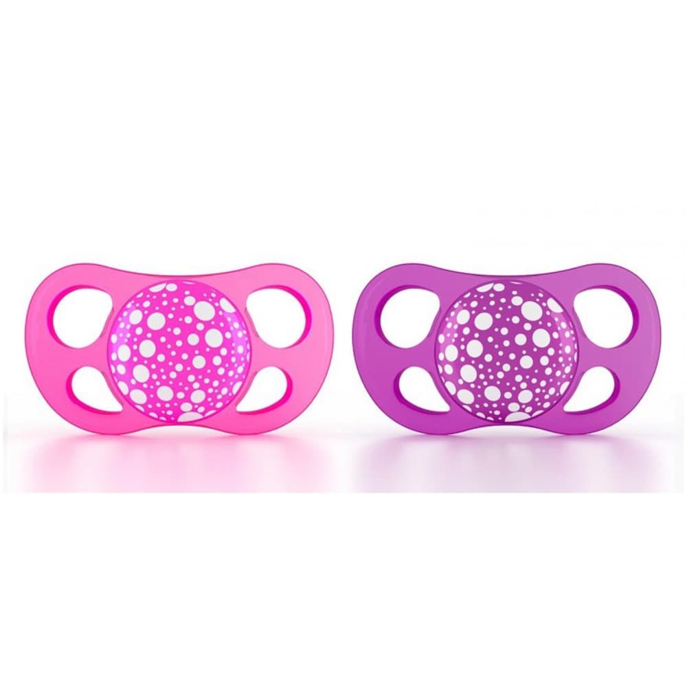 Twistshake, Smokk, 6+ mnd, 2-pack, Rosa/Lilla