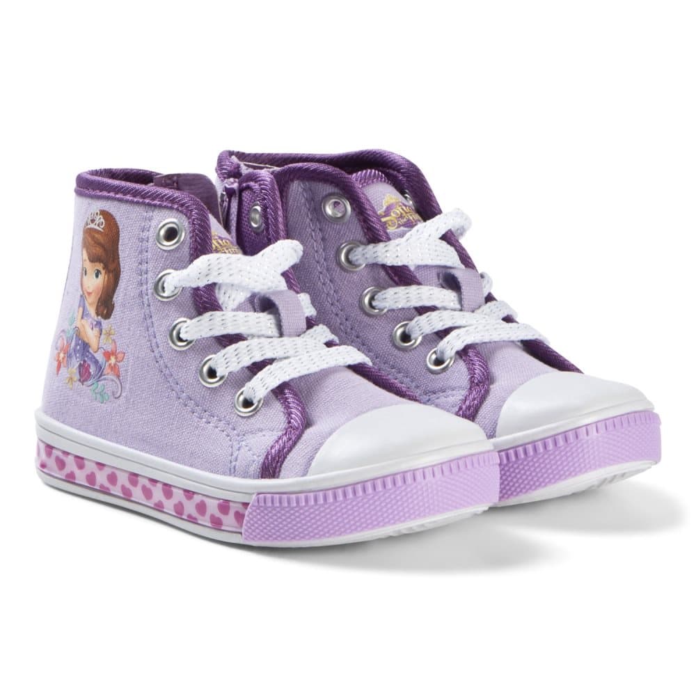 Disney Sofia the first, High Sneakers, Lilla