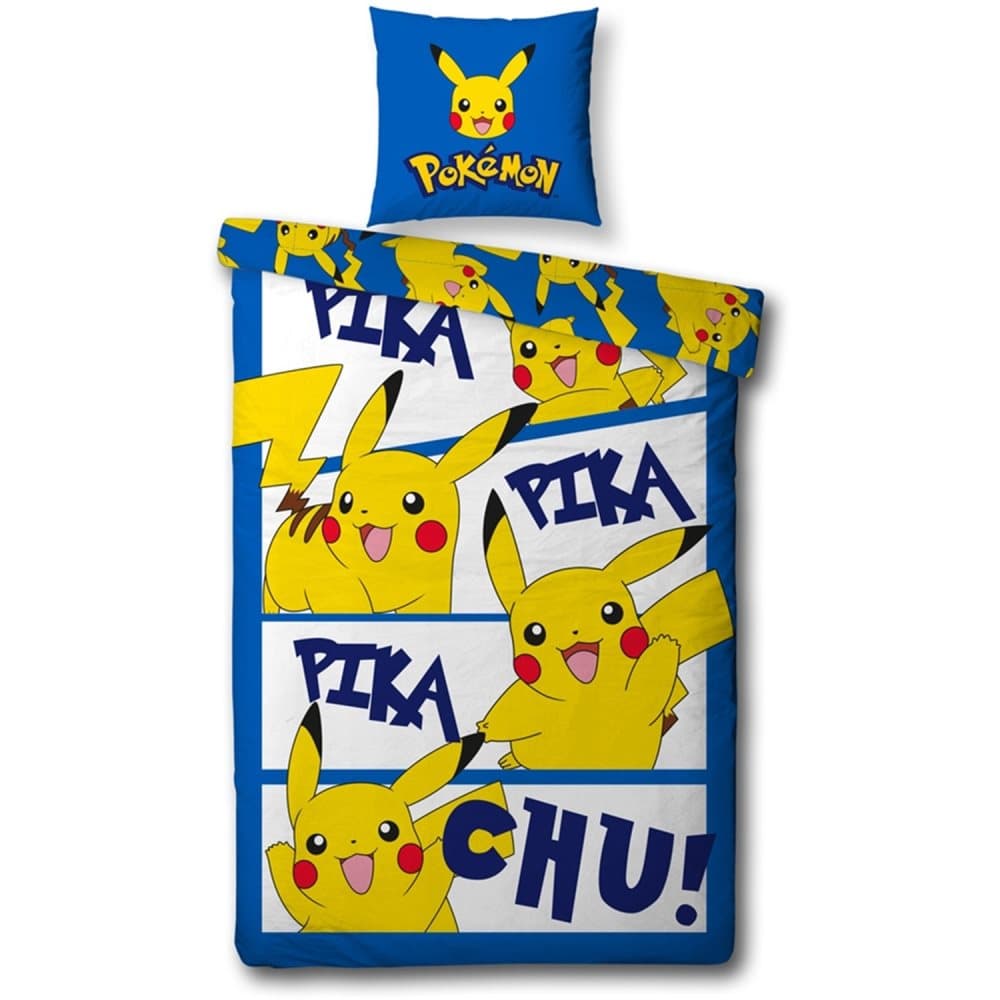 Pokemon, Pokémon, Pussilakanasetti, 150x210 & 50x60 cm, Action