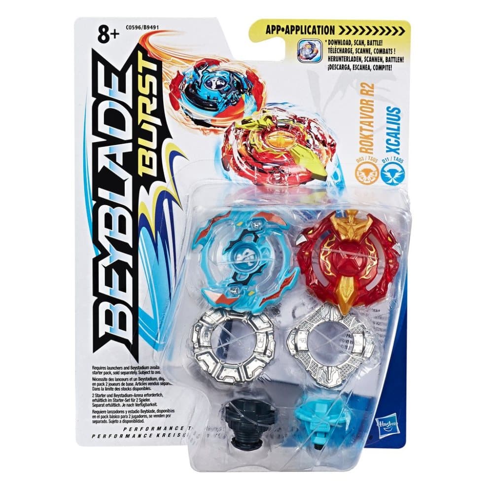 Beyblade Burst Roktavor R2 och Xcalius Dual Pack (2-pack)
