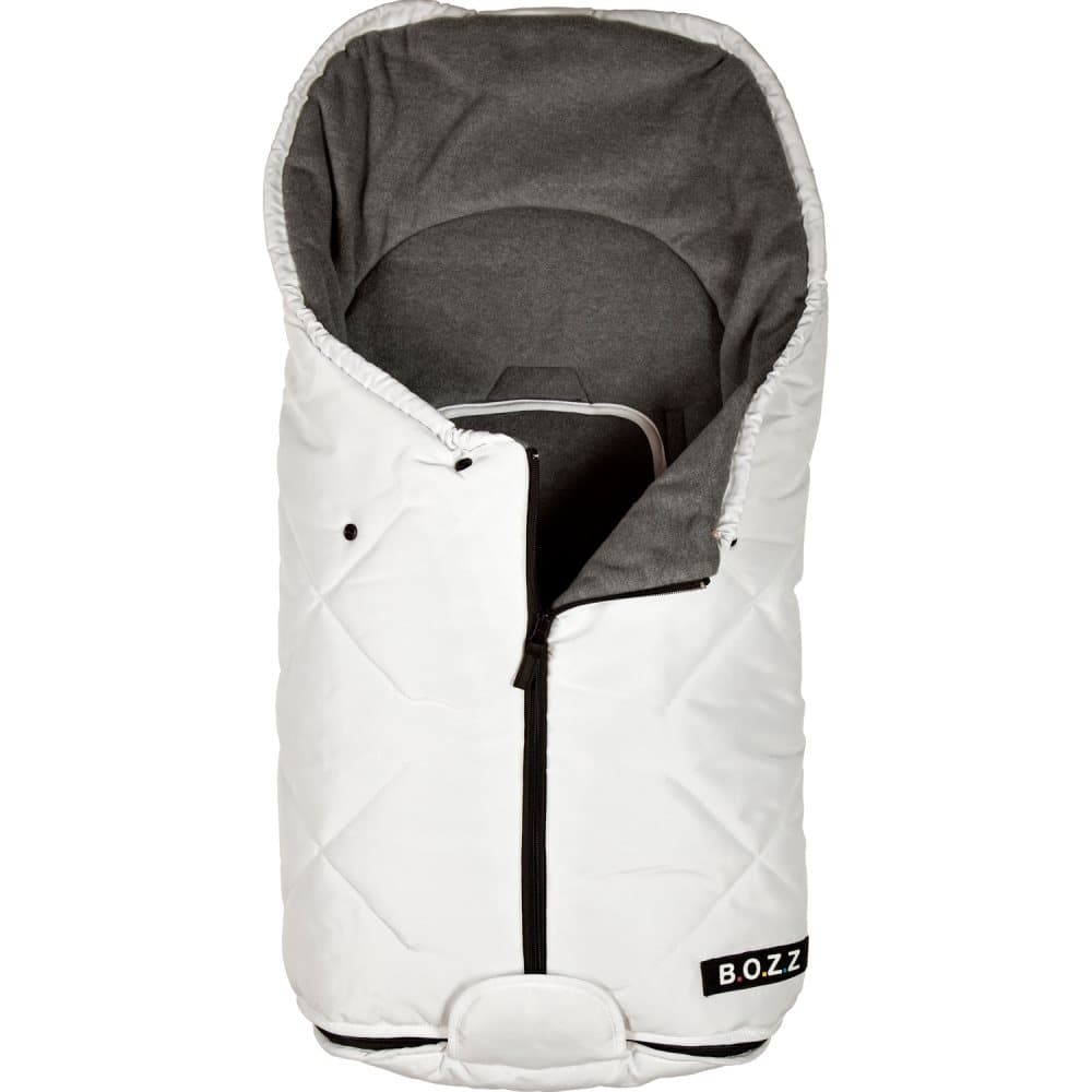 BOZZ, Liten kjørepose til babybilstol/bag, Hvit