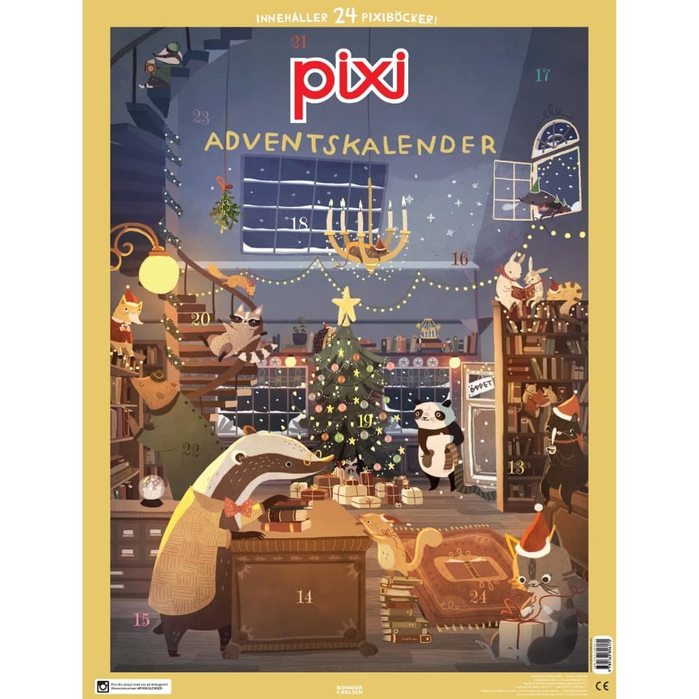 Pixi, Adventskalender, 2017, Svensk text