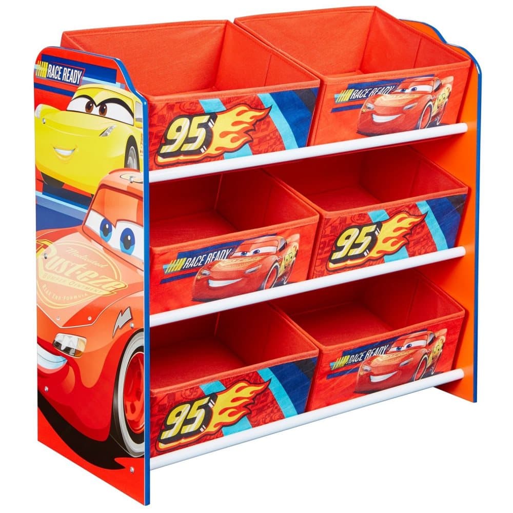Disney Pixar Cars, Oppbevaringshylle med 6 skuffer, Cars 3