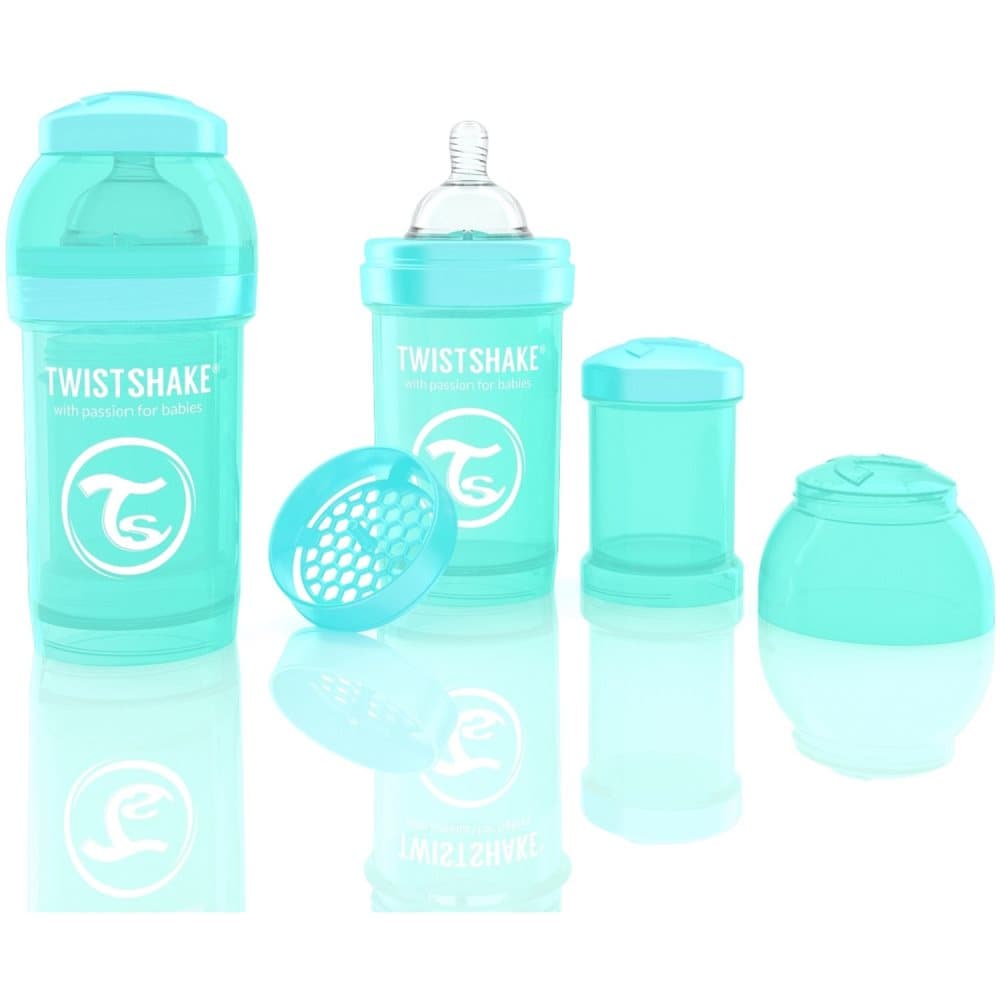 Twistshake, Tåteflaske, Anti Kolikk, 180 ml, Turkis