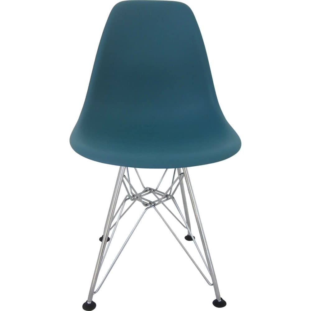 TH Furniture, Stol med metallben, Petrol