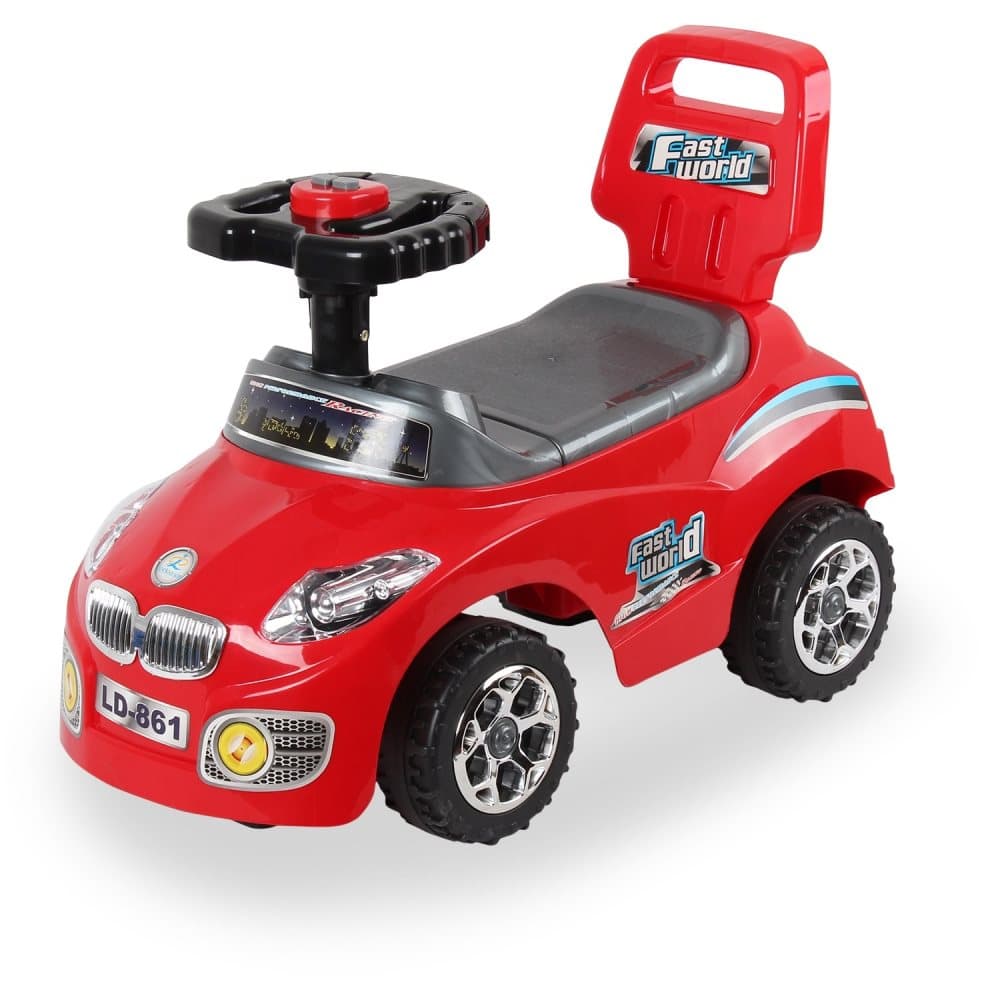 Best Time Toys, Gåbil med musik, Röd