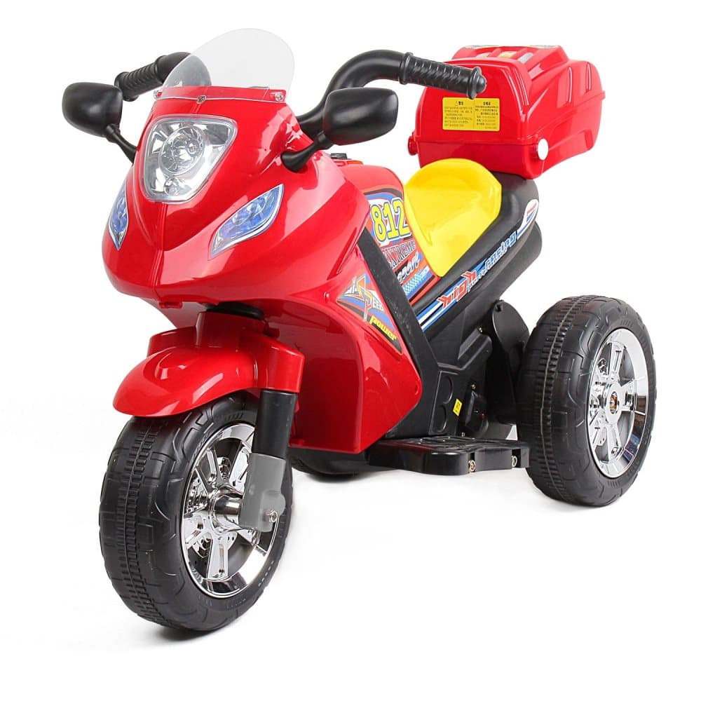 Best Time Toys, Elmotorcykel, Off road, Röd