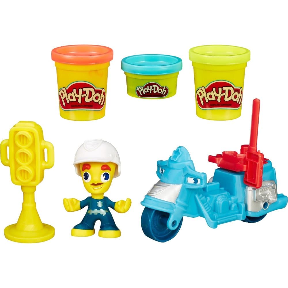 Play-Doh, Muovailuvaha, Town Mini Vehicle, Town Police MC