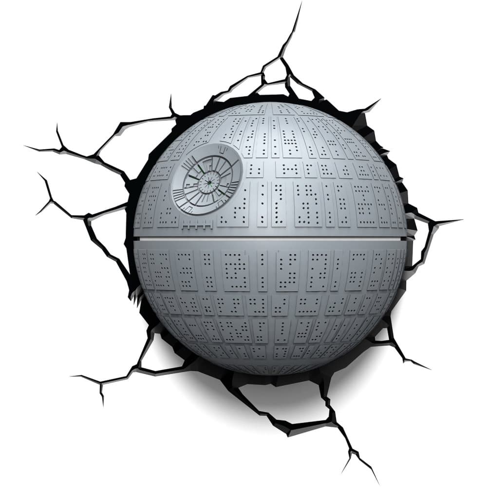 Star Wars, Væglampe, 3D, Death Star